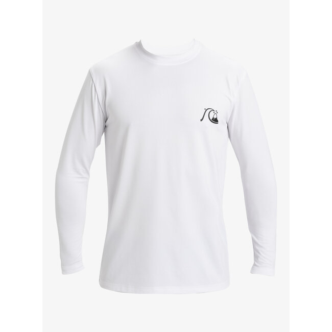 DNA Bubble Logo Surf Tee LS - White