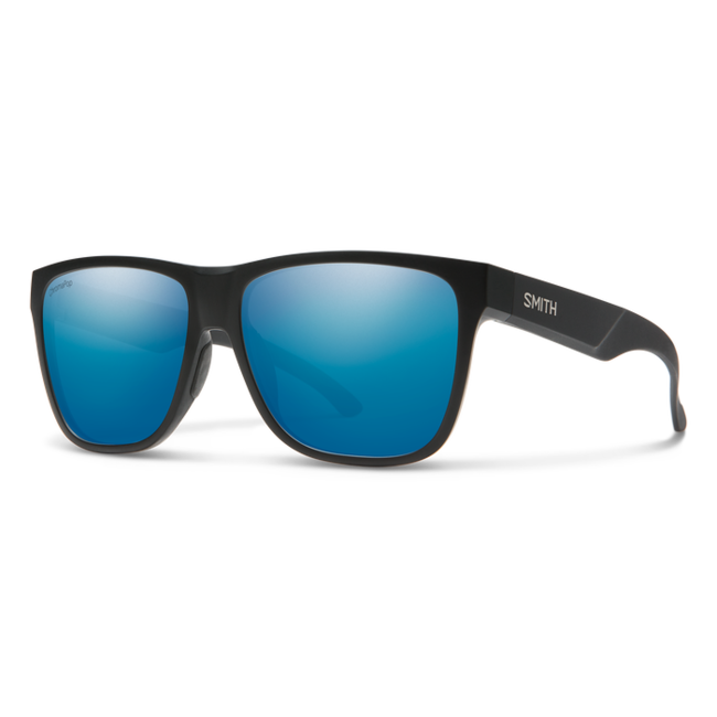 Lowdown XL 2 - Matte Black + ChromaPop Polarized Blue Mirror Lens
