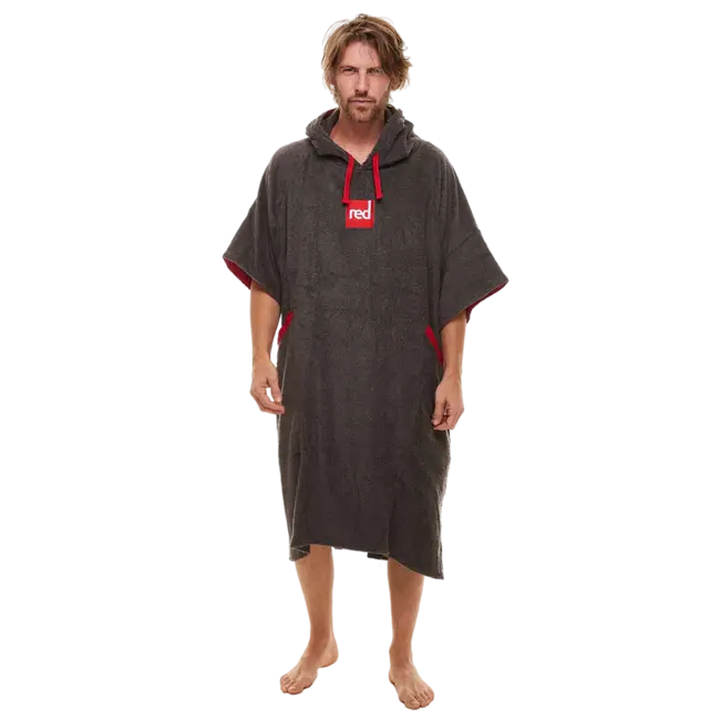 Luxury Towelling Change Robe - Grey
