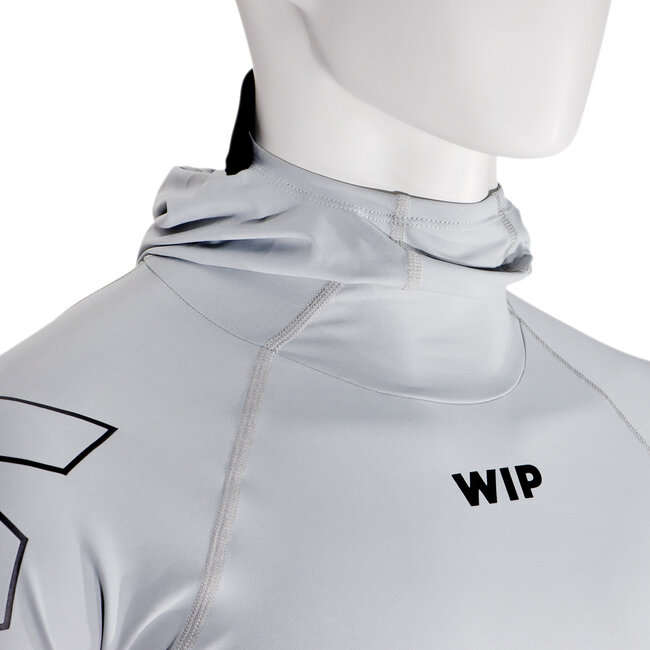 Hooded Rashguard - Light Grey