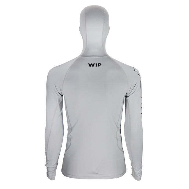 Hooded Rashguard - Light Grey