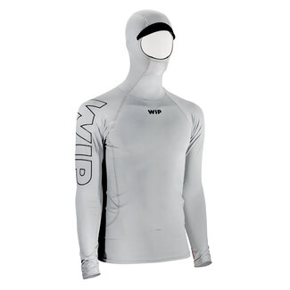 WIP Hooded Rashguard - Light Grey
