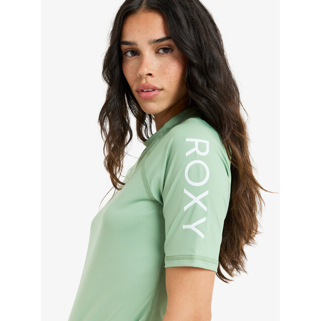 Whole Hearted - Short Sleeve Rash Guard for Women - Basil