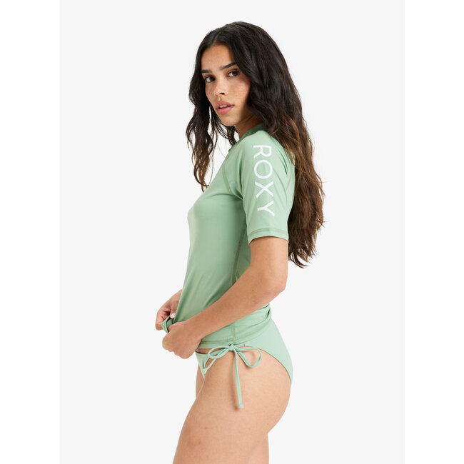 Whole Hearted - Short Sleeve Rash Guard for Women - Basil