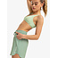 Wave 5" - Board Shorts for Women - Basil