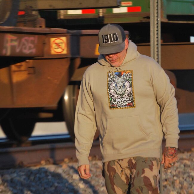 Midnight Howler Pullover Hoodie - Cement