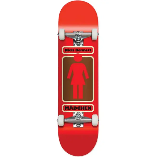 Bennett 93 Complete Skateboard – 7.87" x 31.25" – Komplett Brett for Nybegynnere