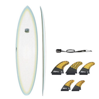 Lib-Tech Surf Pakke | Super Smooth Operator + Finner + leash