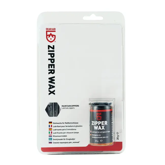 Gear Aid Zipper Wax – Glidelåssmøring for våtdrakter og utstyr (20 g)