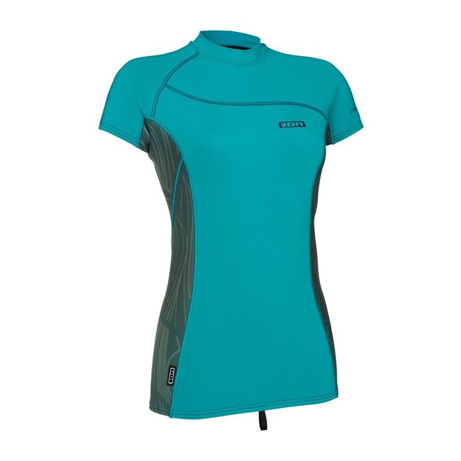 ION - Neo Top Women 2/1 SS turqoise, 40/L(170-176cm)