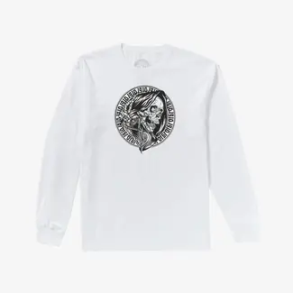 1910 Times Up LS Tee - White