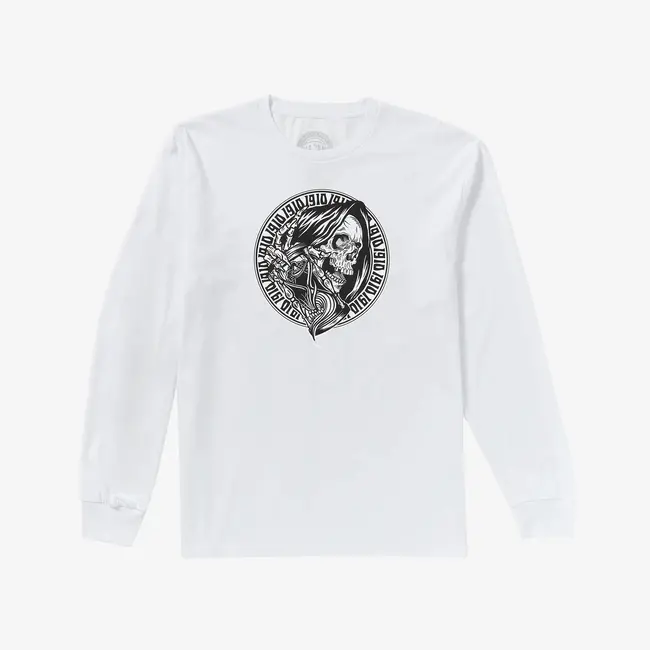 Times Up LS Tee - White