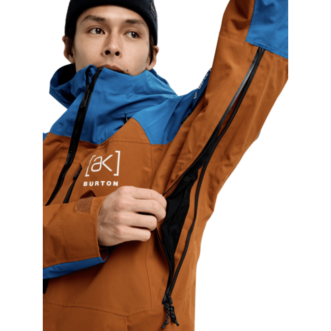 [ak] Cyclic GORE-TEX 2L Jakke Herre - Chestnut Brown/Blue Teal