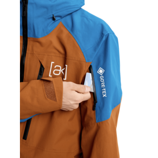 Burton [ak] Cyclic GORE-TEX 2L Jakke Herre - Chestnut Brown/Blue Teal