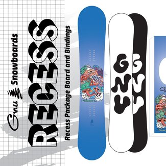 GNU Recess - Snowboardpakke Barn