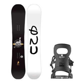 GNU Snowboardpakke | Facts + Bolt Bindinger