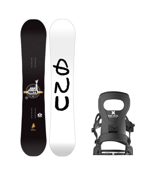GNU Snowboardpakke | Facts + Bolt Bindinger