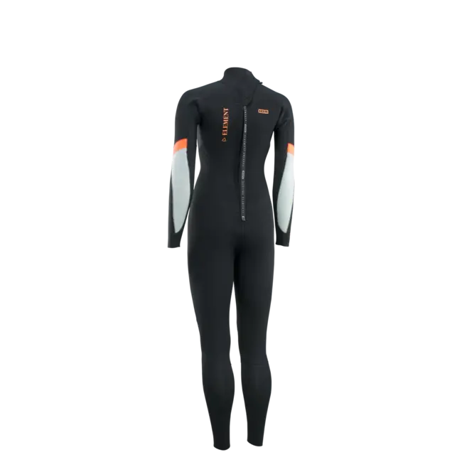 Element 5/4 Back Zip Womens  Dame Våtdrakt - Black