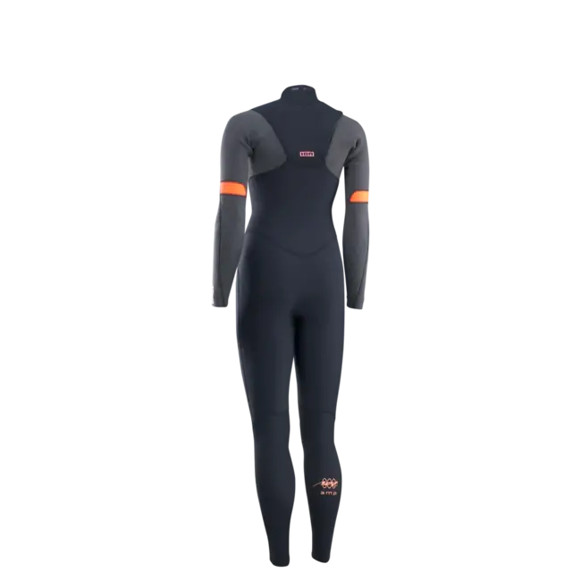Amp 5/4 Front Zip Dame Våtdrakt - Black