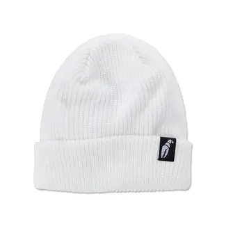 Crab Grab Claw Label Beanie - White