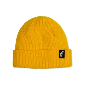 Crab Grab Claw Label Beanie - Vintage Yellow