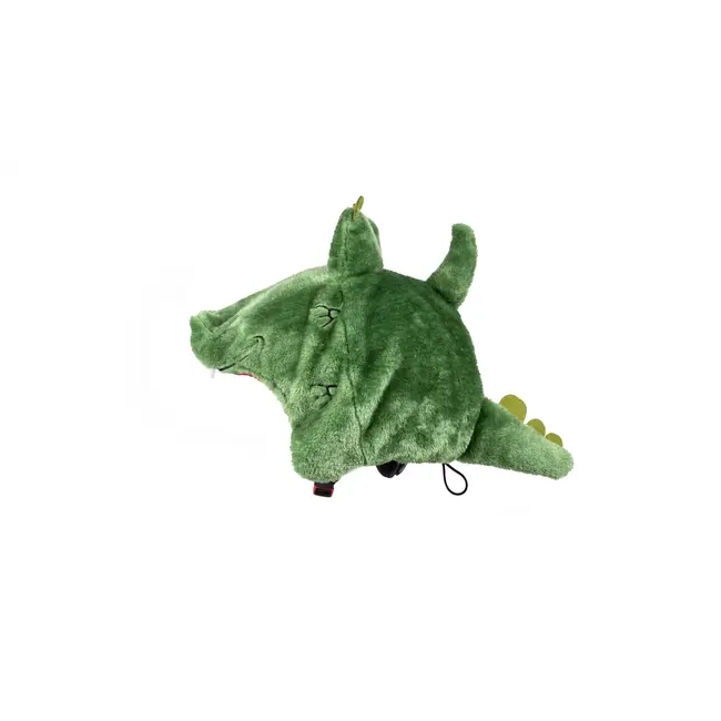 Hoxyheads Ski Helmet Cover Green Croco – Fun & Safe Kids Helmet Accessory