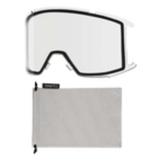 Smith Squad Black - Green Mirror - 23% | Clear 90% – Semi-Rimless, ChromaPop™ & Fog-X