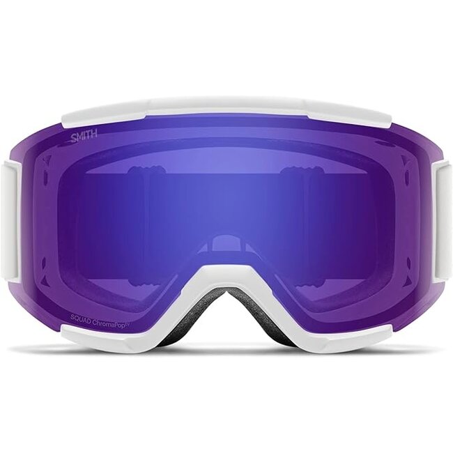 Squad White Vapor - Violet Mirror 26% | 90% Clear  – Semi-Rimless, ChromaPop™ & Fog-X