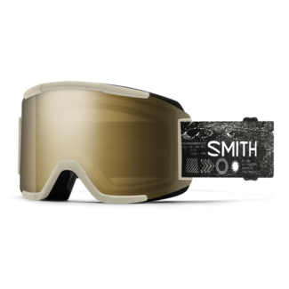 Smith Optics Squad Chalk Space Invader - Sun Black Gold Mirror 13% | Clear 90%