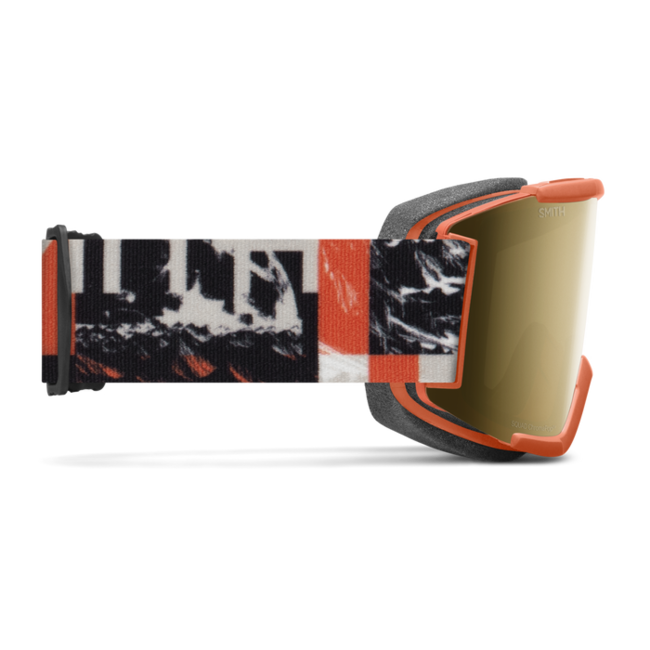 Squad Cinder Chop Up - Sun Black Gold Mirror 13% | Clear 90%  – Semi-Rimless, ChromaPop™ & Fog-X