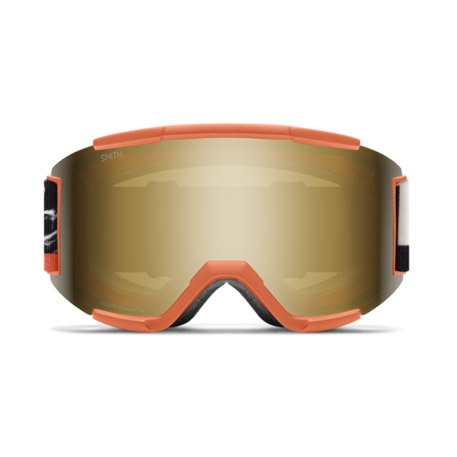 Squad Cinder Chop Up - Sun Black Gold Mirror 13% | Clear 90%  – Semi-Rimless, ChromaPop™ & Fog-X