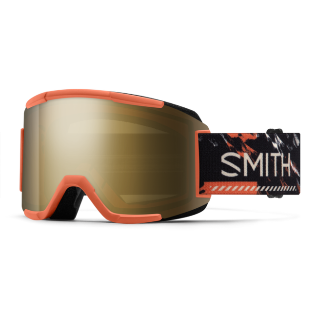 Squad Cinder Chop Up - Sun Black Gold Mirror 13% | Clear 90%  – Semi-Rimless, ChromaPop™ & Fog-X