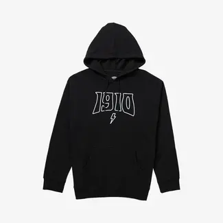 1910 Skewed Roberta Lightweight Hoodie - Black