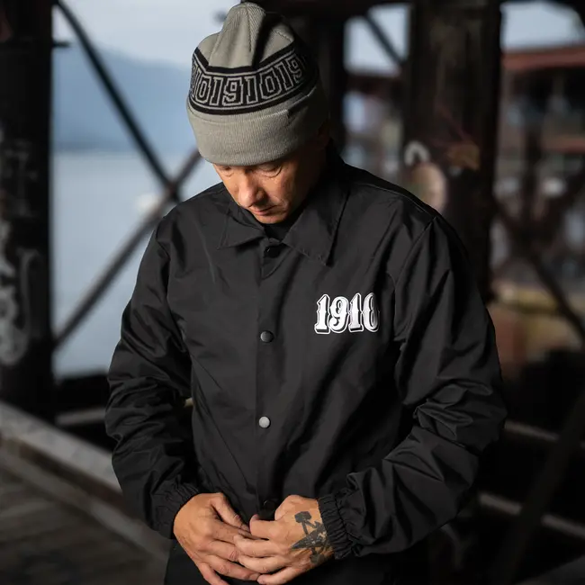 OG Font Coaches Jacket - Black