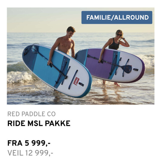 FRA 5 999,- | Ride MSL Pakke – Allround/Nybegynner/Familie - Valgfri åre