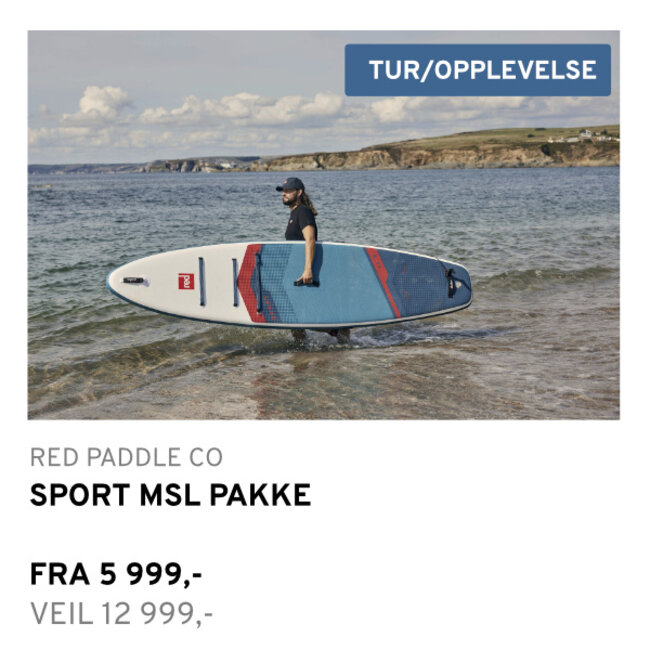 Fra 5 999,- | Sport MSL Pakke - Tur/Opplevelse + Valgfri åre
