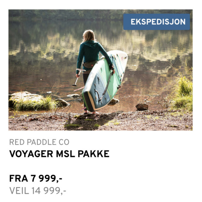FRA 7 999,- | Voyager MSL Pakke – Touring/Ekspedisjon - Valgfri åre