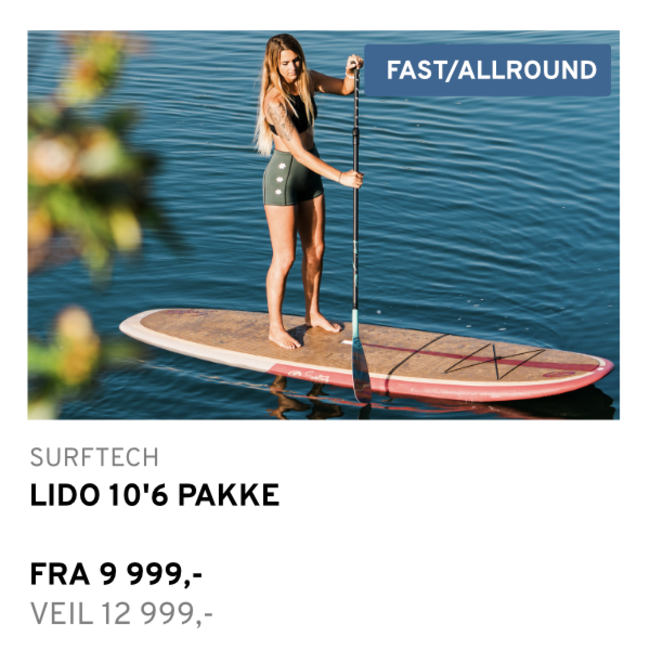 Surftech Lido 10.6 - Komplett med åre