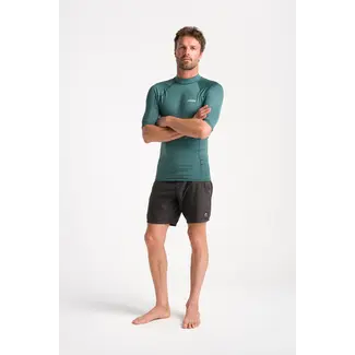 C-Skins UV Skins Mens Nuwave SS - Dark Sage