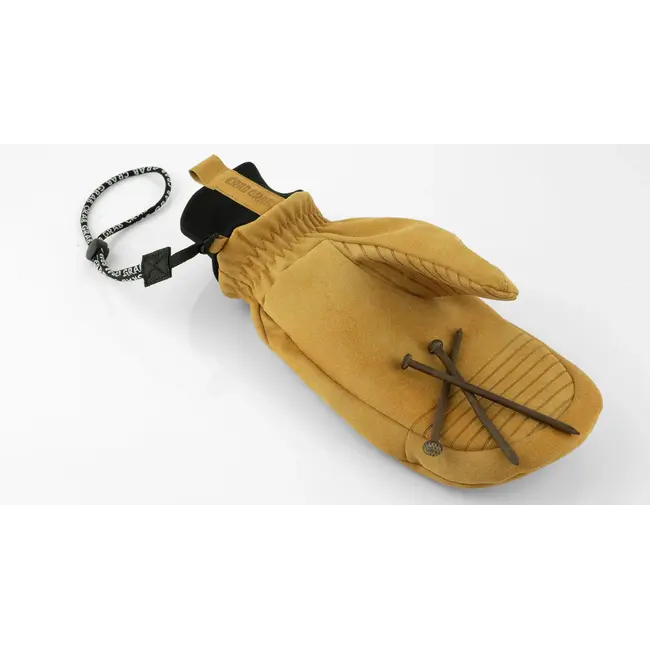 Crab Grab Chop Mitt Tan | 15K Vanntett, Super Slitesterk & 100% Vegansk Snowboardvott