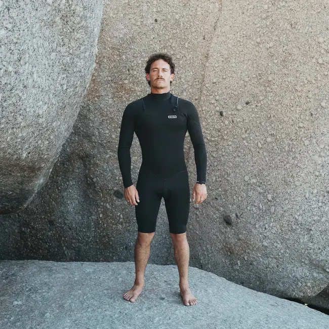 Element 2/2 Shorty Front Zip Herre Våtdrakt - Black