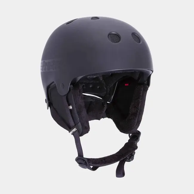 Pro-Tec Old School Snow Helmet med MIPS | Retro Lavprofil Snowboardhjelm – Stealth Black