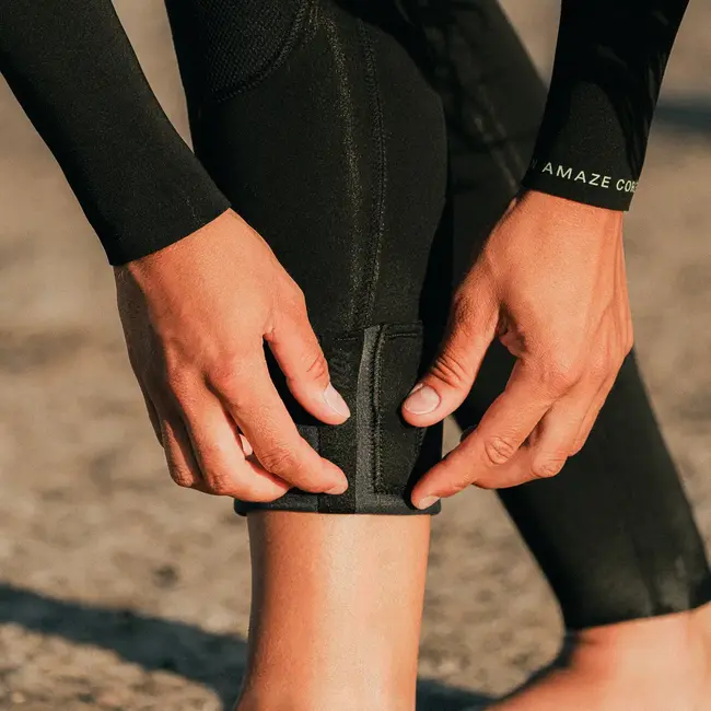 Core 5/4 Back Zip Dame Våtdrakt - Black