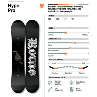 Rome Snowboards Hype Pro 2027 - True Twin | Flex 5