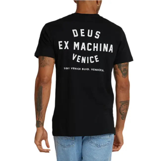 Venice Skull T-skjorte – Black i økologisk bomull