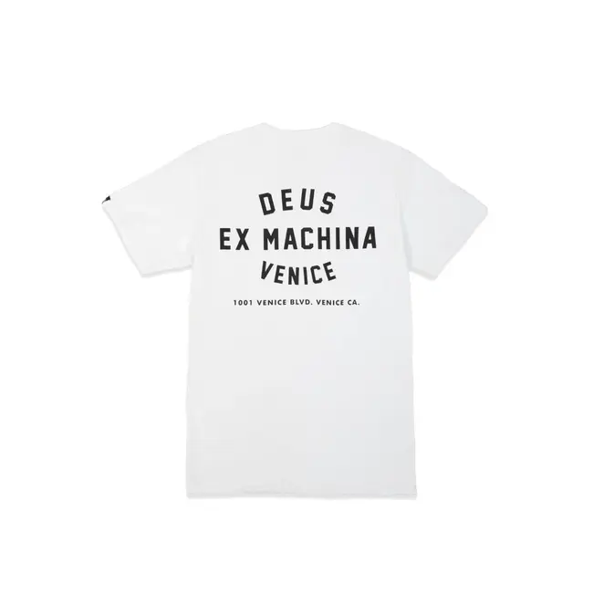 Venice Skull T-skjorte – White i økologisk bomull