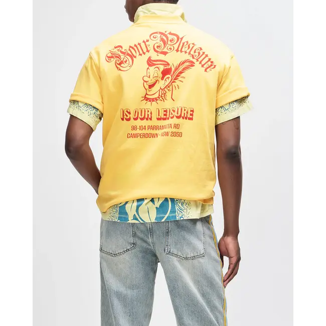 Ruff & Smooth Oversized T-skjorte – Citrus Yellow