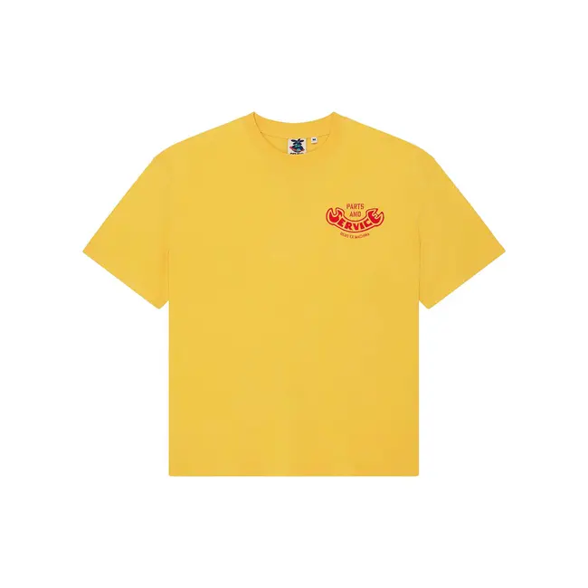 Ruff & Smooth Oversized T-skjorte – Citrus Yellow