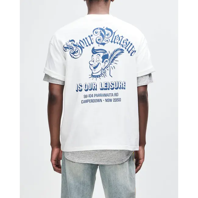 Ruff & Smooth Oversized T-skjorte – Vintage White