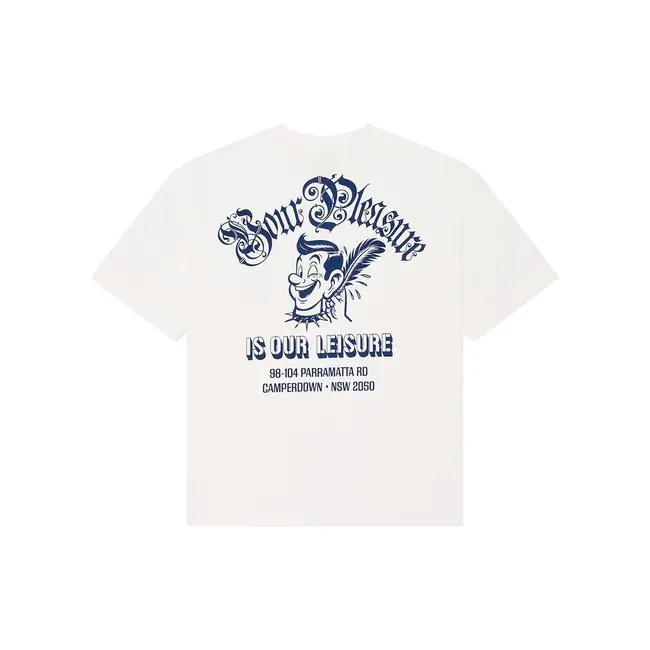 Ruff & Smooth Oversized T-skjorte – Vintage White